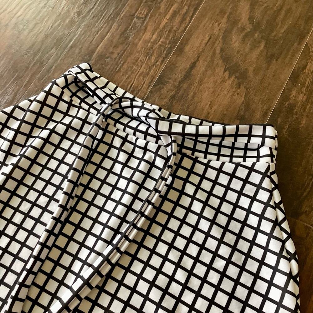 One More Thyme Grid Print Midi Skirt - Picture 3 of 5